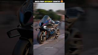 Bikes from different countries  super bikes  shorts countrycorner [upl. by Entsirhc505]