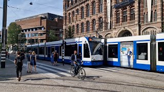 Amesterdam Day Trip on a beautiful sunny day  Dam Square and National Monument  Magna Plaza [upl. by Kariotta]