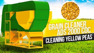 Cleaning yellow peas on Grain Cleaner ADS2000CDC for seed [upl. by Ulla]