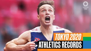 Every Athletics World amp Olympic RECORD at Tokyo2020 [upl. by Ralat596]