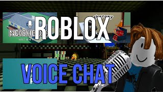 Trying to play VOICE CHAT GAMES  Gone Wrong😱roblox voicechatneighborstherapymicupmrbatata [upl. by Annehs]