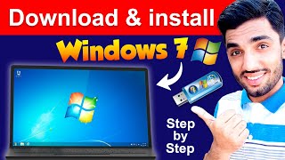 How to download  install windows 7 in LaptopPC from USB Pendrive  Install windows 7 from USB [upl. by Enoid691]