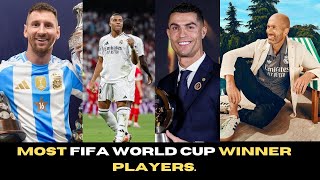 MOST FIFA WORLD CUP WINNER PLAYERS [upl. by Amo608]