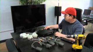 Qsee Installation Video  Turning on the DVR [upl. by Truman]