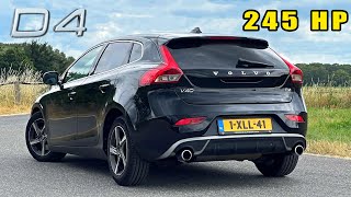 VOLVO V40 D4 STAGE 1  REVIEW on AUTOBAHN [upl. by Nobell]