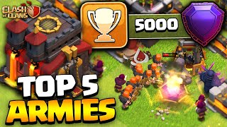 Top 5 TH10 Pushing Attack Strategies for 2024  Clash of Clans [upl. by Osnerol]