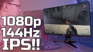 1080p 144hz IPS AOC 24G2U Review [upl. by Ettenauq]