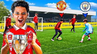 I Entered Kid Ronaldo Into A FA Cup Football Tournament [upl. by Eeralih]