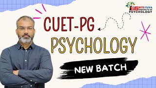 CUETPG Psychology 2025 New Course BITS YUVA Institute of Psychology with Deepak Sharma [upl. by Verger]