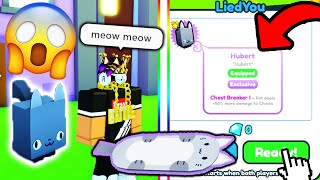 ADMIN Gave Me HUBERT CAT in Pet Simulator X Roblox [upl. by Lexa]