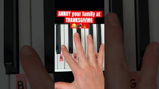 ANNOY your family at Thanksgiving 😂🦃🍁🍽 piano piano mariahcarey alliwantforchristmasisyou [upl. by Halet]