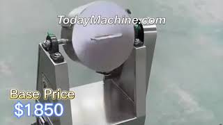 Stainless Steel Double Cone Mixer Flower Powder Mixing Machine [upl. by Mike895]