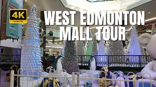 West Edmonton Mall Tour 4K  North America’s Largest Mall [upl. by Adnoved]