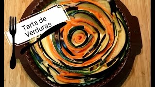 Como hacer una Tarta de Verduras Receta [upl. by Ardell]