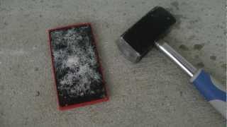 Nokia Lumia 920 Review  Hammer Drop Test [upl. by Ravahs]