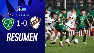 Sarmiento 1 vs 0 Platense  TorneoBetano  Resumen  Fecha 24 [upl. by Caneghem]