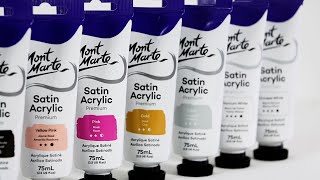 Satin Acrylic Premium Product Demo [upl. by Franci342]