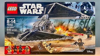 LEGO Star Wars 75154 TIE Striker Review 2016 [upl. by Schiff825]