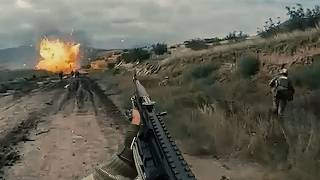 Azerbaijani Soldiers Assault Armenia Trenches in NagornoKarabakh Captured On Helmet Cam [upl. by Cirek786]