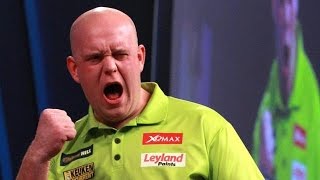 Michael van Gerwen VS Gary Anderson Set 10 ending  2017 World Darts Championship Final [upl. by Winfrid125]