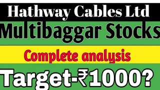 HATHWAY CABLE LTD SHARE NEWS  NEXT TARGET  LATEST NEWS  STOCK ANALYSIS hathwaycablenewstoday [upl. by Mellen904]