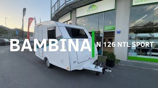 MINI CARAVANA BAMBINA N 126 NTL SPORT 2024 [upl. by Asirram]