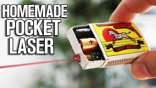 Homemade Pocket Laser diy laser pointer [upl. by Eittocs]