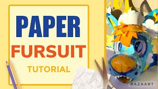 Paper Fursuit Tutorial  Please read the description [upl. by Roz30]