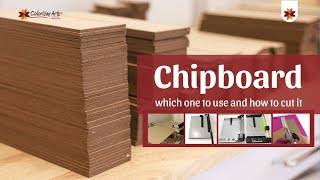 Chipboard for cartonnage scrapbooking bookbinding projects which one to use and how to cut it [upl. by Llig]