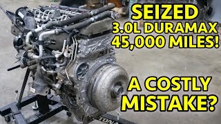 WARRANTY REJECTED 2020 Silverado 1500 30 Duramax Engine DESTROYED at JUST 45K MILES LM2 Teardown [upl. by Atsok794]