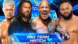 Roman Reigns vs The Rock Match in Smackdown Live Today  Highlights  WWE 2024 [upl. by Dania]