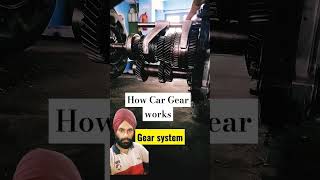 How Car Gear Works Gear Shifting amazing gearbox gear gears5 youtubeshorts [upl. by Nawtna]