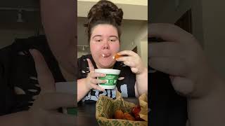 Wingstop wingstop wingstopranch wingstopmukbang wingstopvoodoofriees [upl. by Animrelliug]