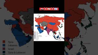 Syria vs Lebanon vs Israel in Asia [upl. by Rosalinda]