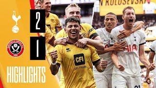 Richarlison amp Kulusevski Goals 😫 Tottenham Hotspur 21 Sheffield United  Premier League Highlights [upl. by Ecila]