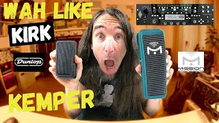 KEMPER VS DUNLOP WAH  How to wah like Kirk or even better [upl. by Jeffries488]