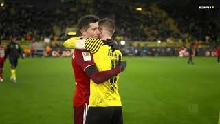 Reus and Lewandowski share a moment  Bayern vs Dortmund [upl. by Ailsun105]