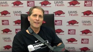 Eric Musselman discusses facing 1 Auburn [upl. by Osner441]