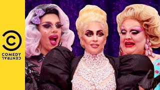 Lady Gagas Emotional Entrance  RuPauls Drag Race [upl. by Sabina]