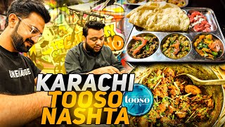 Famous Tooso Restaurant Breakfast in Karachi And Nadir Ali Podcast [upl. by Alissa482]