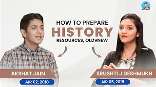 HISTORY  BOOKS OLD or NEW NCERTs By Akshat Jain IAS and Srushti J Deshmukh IAS UPSC 2018 [upl. by Aneek]