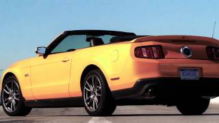 2011 Ford Mustang GT Convertible  First Test [upl. by Yrrot]