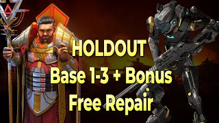 War Commander  HOLDOUT 12042024  Base 13  Bonus Free Repair [upl. by Aiclid492]