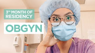 OBGYN resident day in the life on the LABOR amp DELIVERY unit  intern year [upl. by Ecaj]