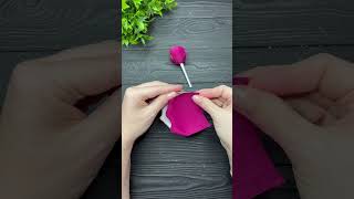 Crepe Paper Ideas How to Make Crepe Paper Flowers shorts [upl. by Lletnohs268]