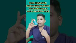 How To Use Metered Dose Inhaler Step by Step  MDI Inhaler Ka Use Kaise Karen [upl. by Yroc]