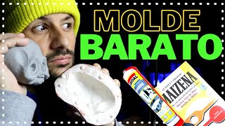 🟢 COMO HACER UN MOLDE DE SILICONA RAPIDO Y ECONOMICO  BARATO [upl. by Pinkham]