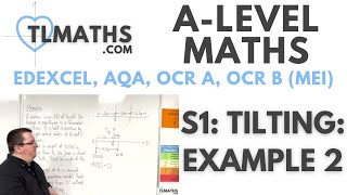 ALevel Maths S121 Tilting Example 2 [upl. by Sucul]