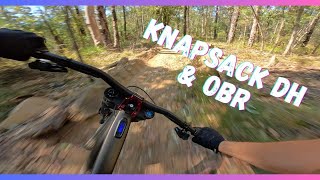 Knapsack DH and first look at OBR  eMTB POV [upl. by Mercie]