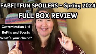 Fabfitfun Spoilers  Full Box Review  Spring 2024 Box Spoiler [upl. by Mariquilla]